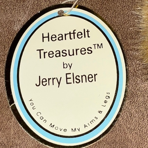Jerry Elsner Heartfelt Treasures Bear Holly Vintage - Picture 10 of 13